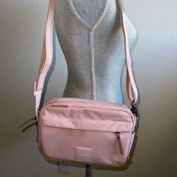 Pacsafe Handbags - Pacsafe Go Pink Shoulder Bag